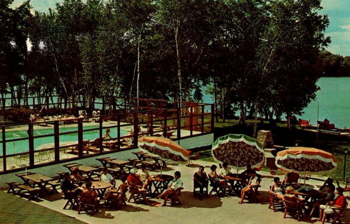 Sojourn Lakeside Resort (Gay El Rancho Ranch, El Rancho Stevens Ranch) - Vintage Postcard (newer photo)